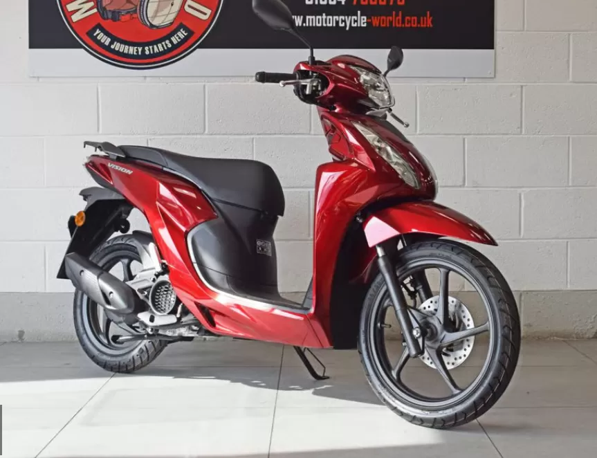 SAVE £650 BRAND NEW HONDA VISION NOW £2299! Available in Red/Black/Grey