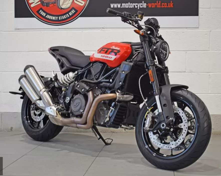 SAVE £2,500 ON OUR BRAND NEW INDIAN FTR 1200 NOW £10,495